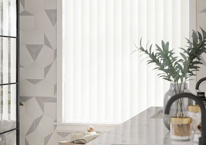 Orion (Blackout), Pure White - Vertical Blind - Image 5